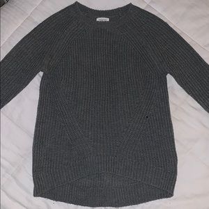 A grey light weight comfy stylish sweater